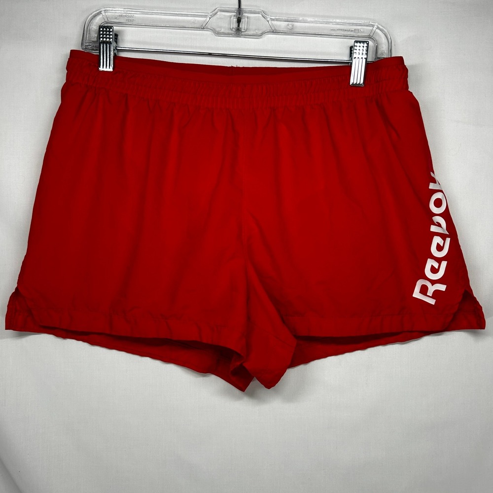 Reebok Red Athletic Running Shorts Women's Size Large